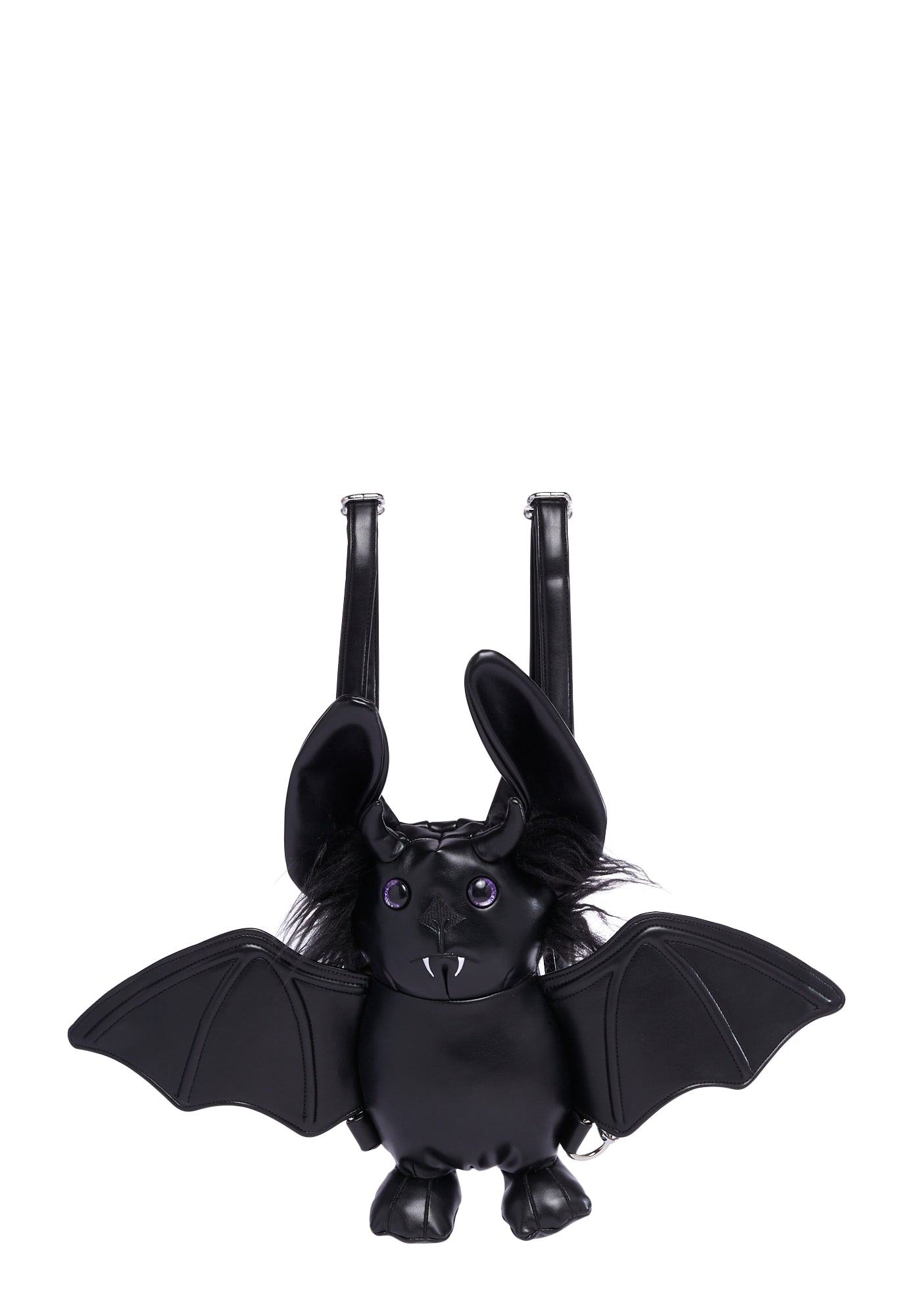 Trickz N' Treatz Vegan Leather Bat Backpack - Black – Dolls Kill