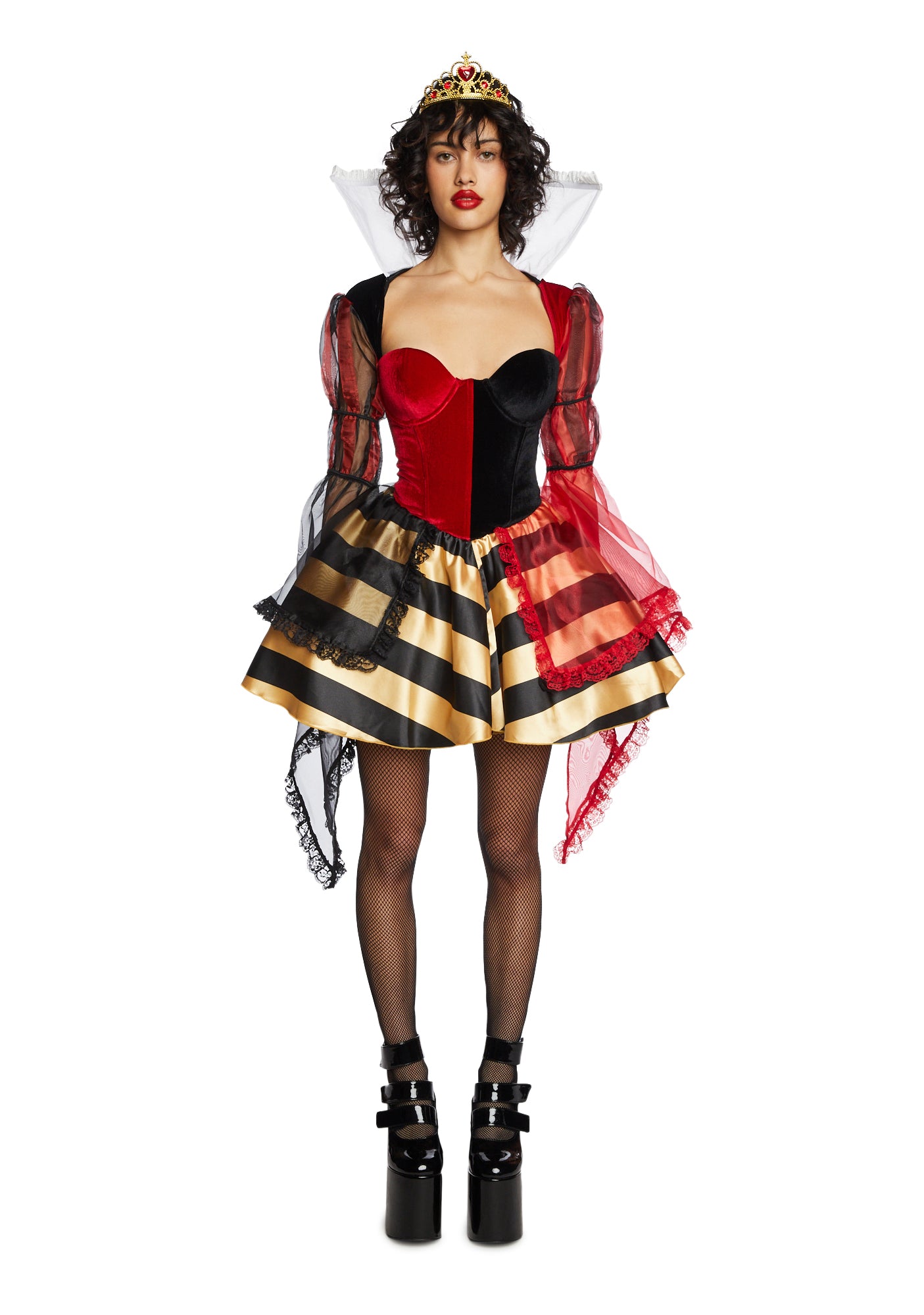 Queen Of Hearts Costume Set - Red – Dolls Kill