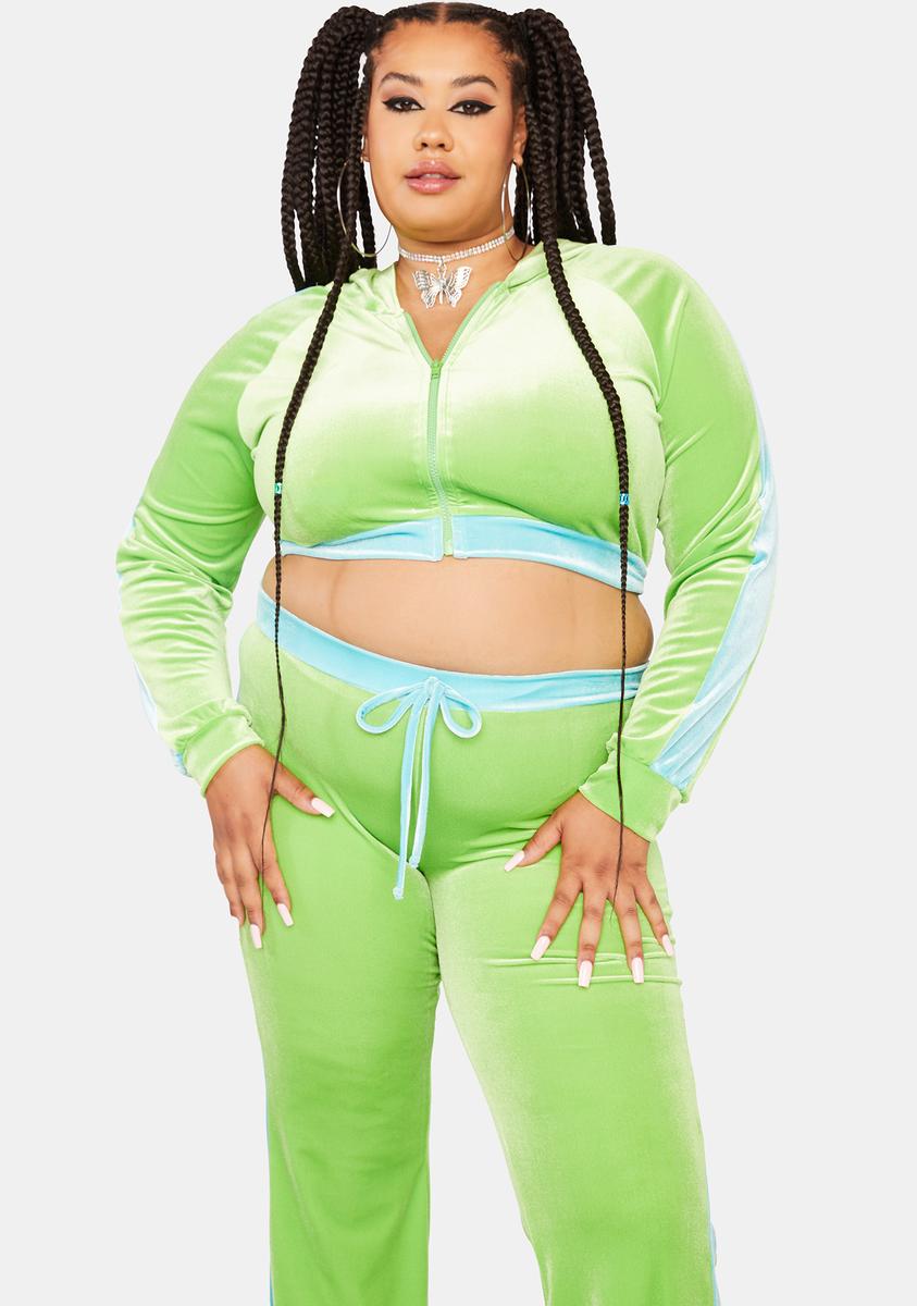 Plus size velour sweatsuit on sale