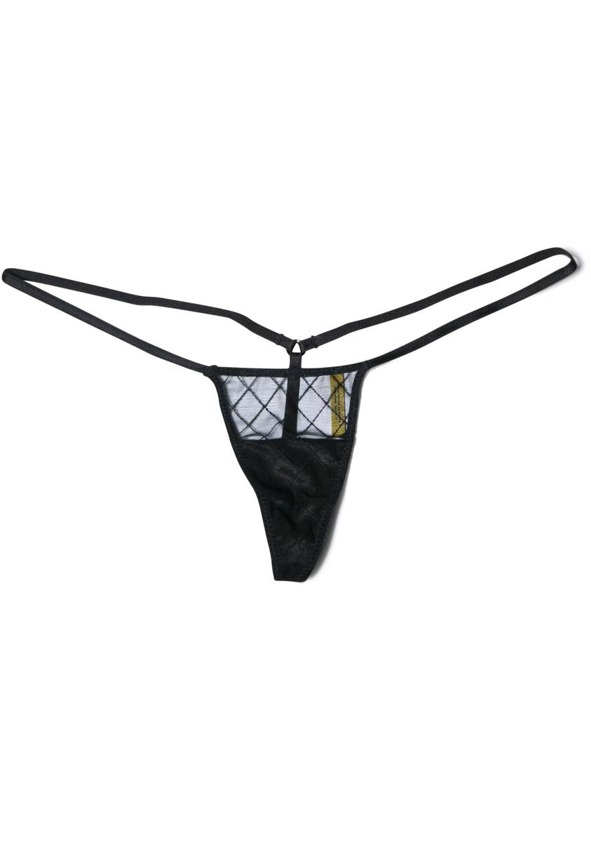 My Love Micro G-String (Black / Silver)