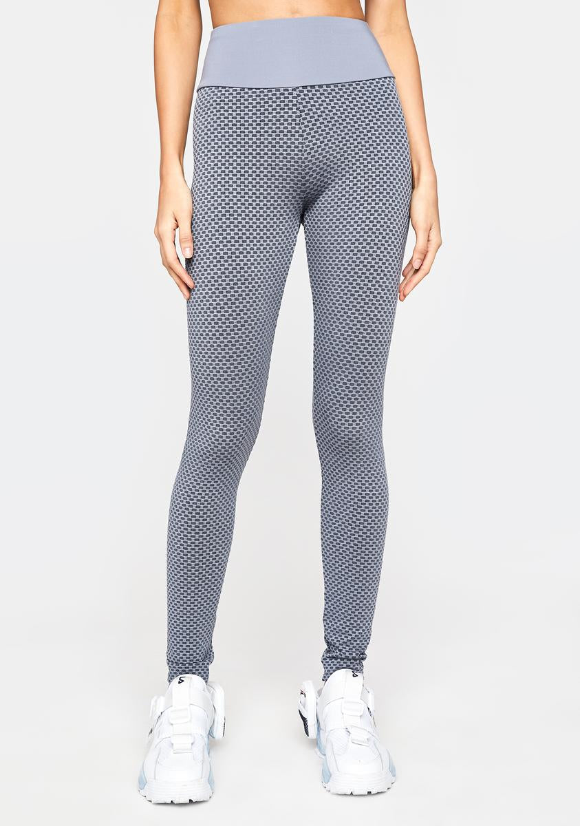 Leggings Textured Chrome