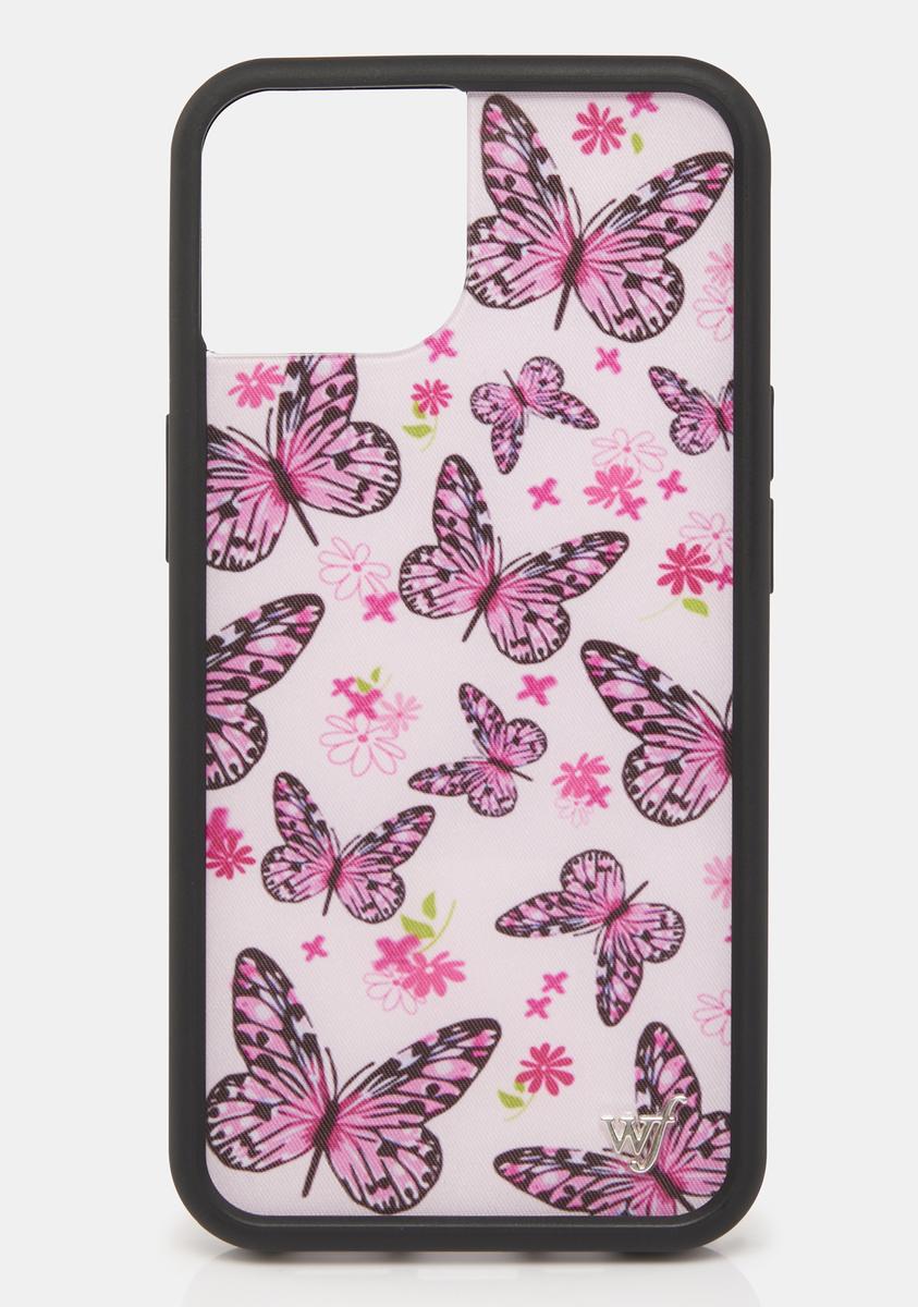 Wildflower Butterfly Flower Print Phone Case - Pink – Dolls Kill