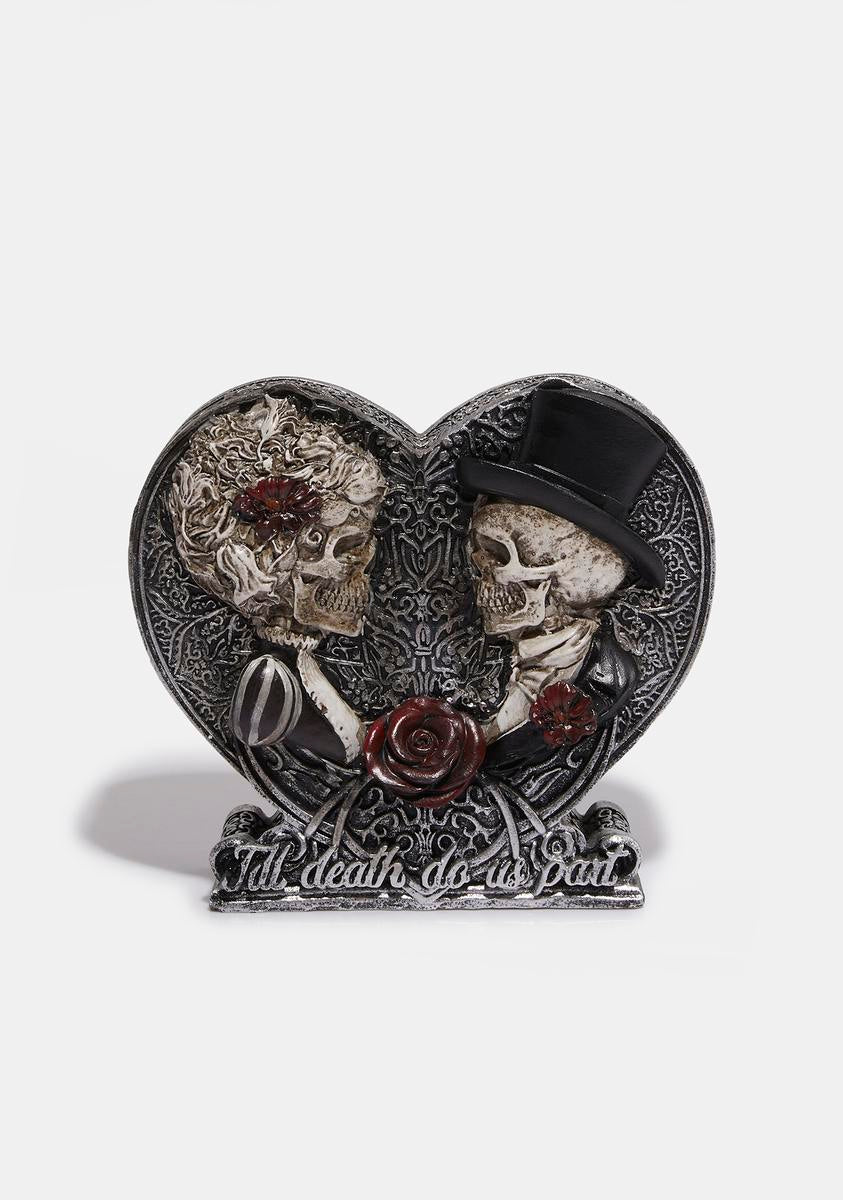 Nemesis Now Ltd Til Death Do Us Part Skeleton Money Box Black