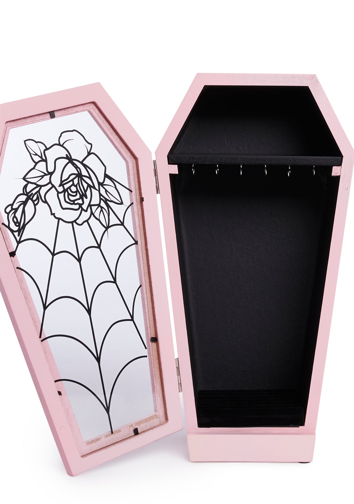 Dolls Home Coffin Rose Jewelry Box - Pink – Dolls Kill