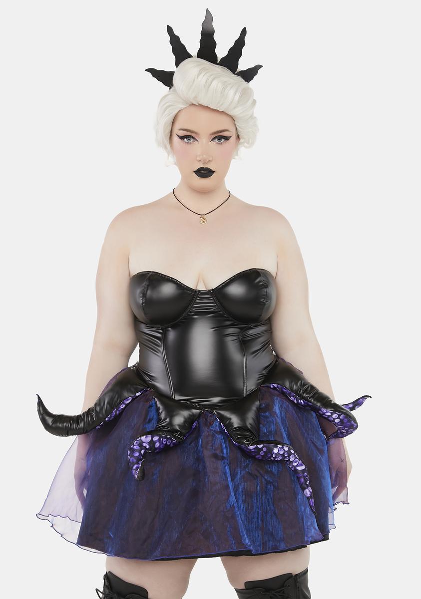 Plus Size Ursula from Little Mermaid adult Costume - Black/Purple – Dolls  Kill