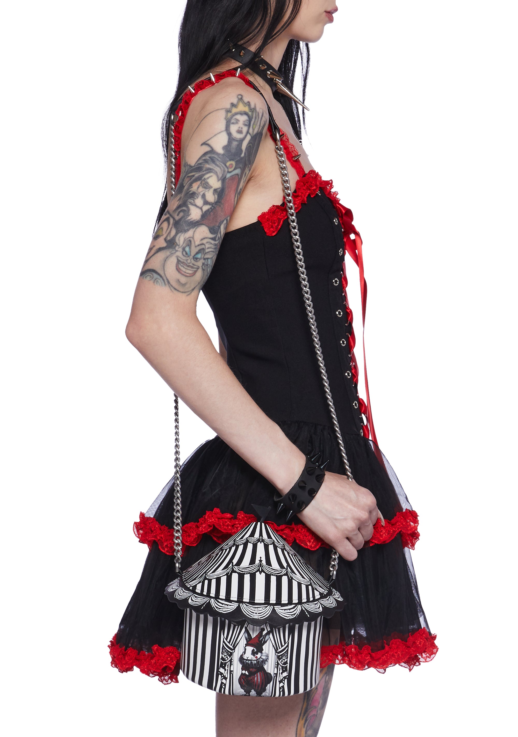 Widow Studded Rose Coffin Mini Backpack - Off White – Dolls Kill