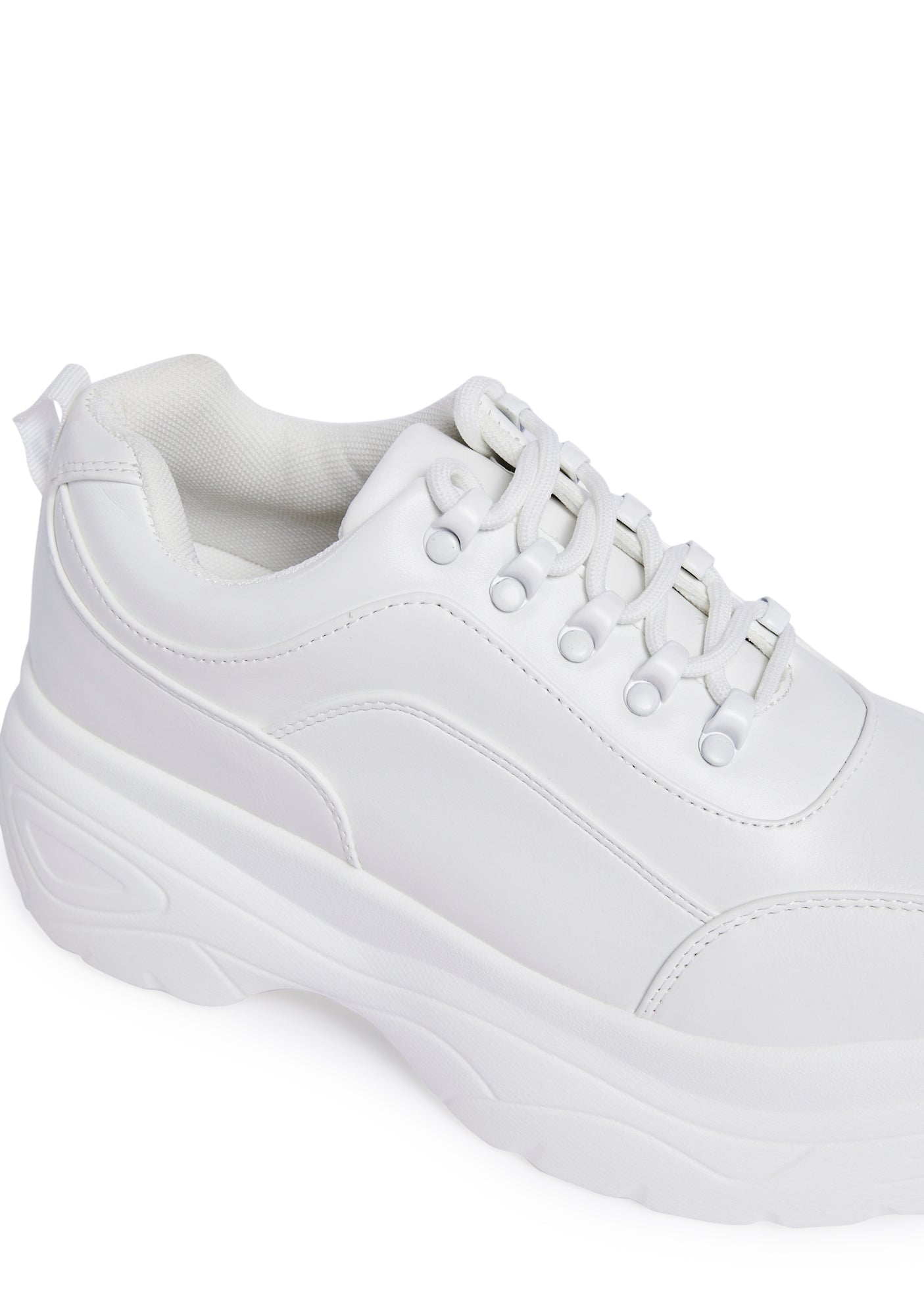 Koi Footwear Chunky Platform Sneakers - White – Dolls Kill