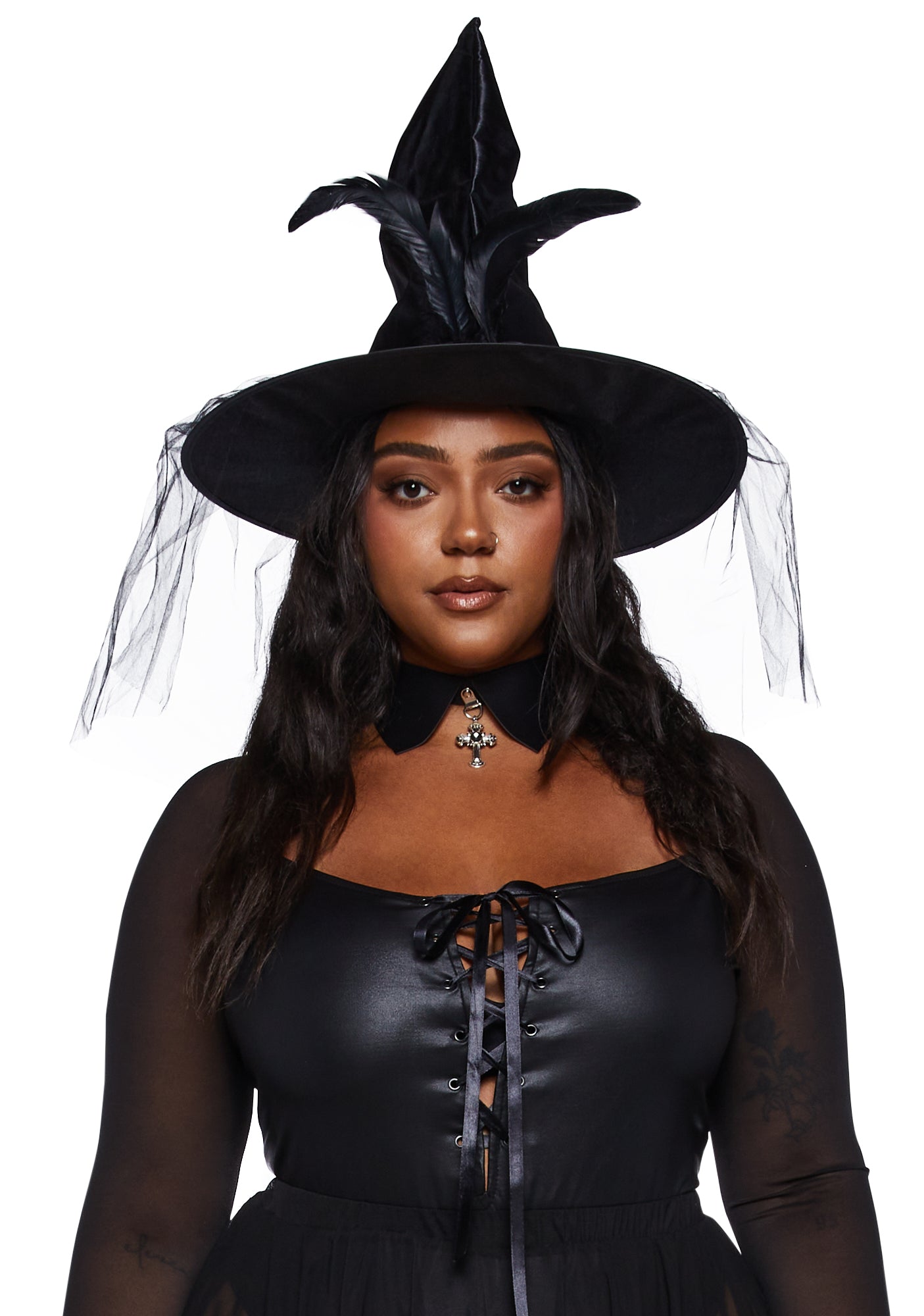 Plus Size Dolls Kill Halloween Slutty Witch Costume - Black