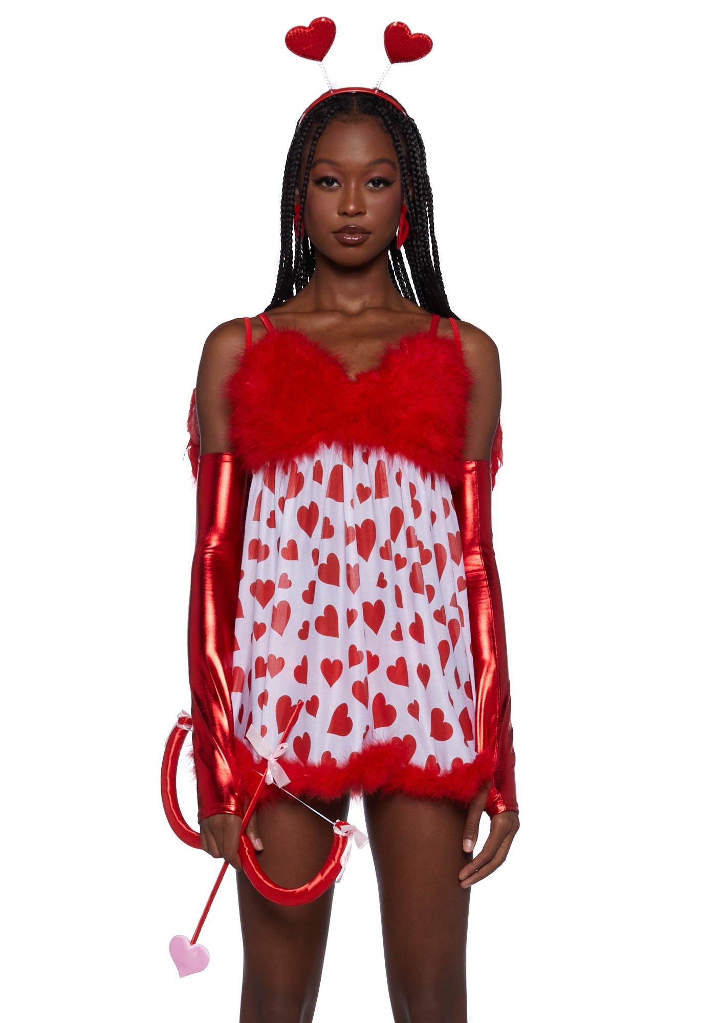 Sexy Cupid Halloween Costume - Red – Dolls Kill