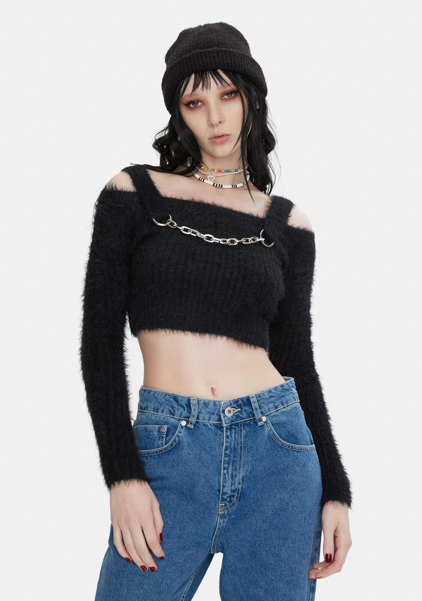 The Ragged Priest Master Fuzzy Crop Top – Dolls Kill