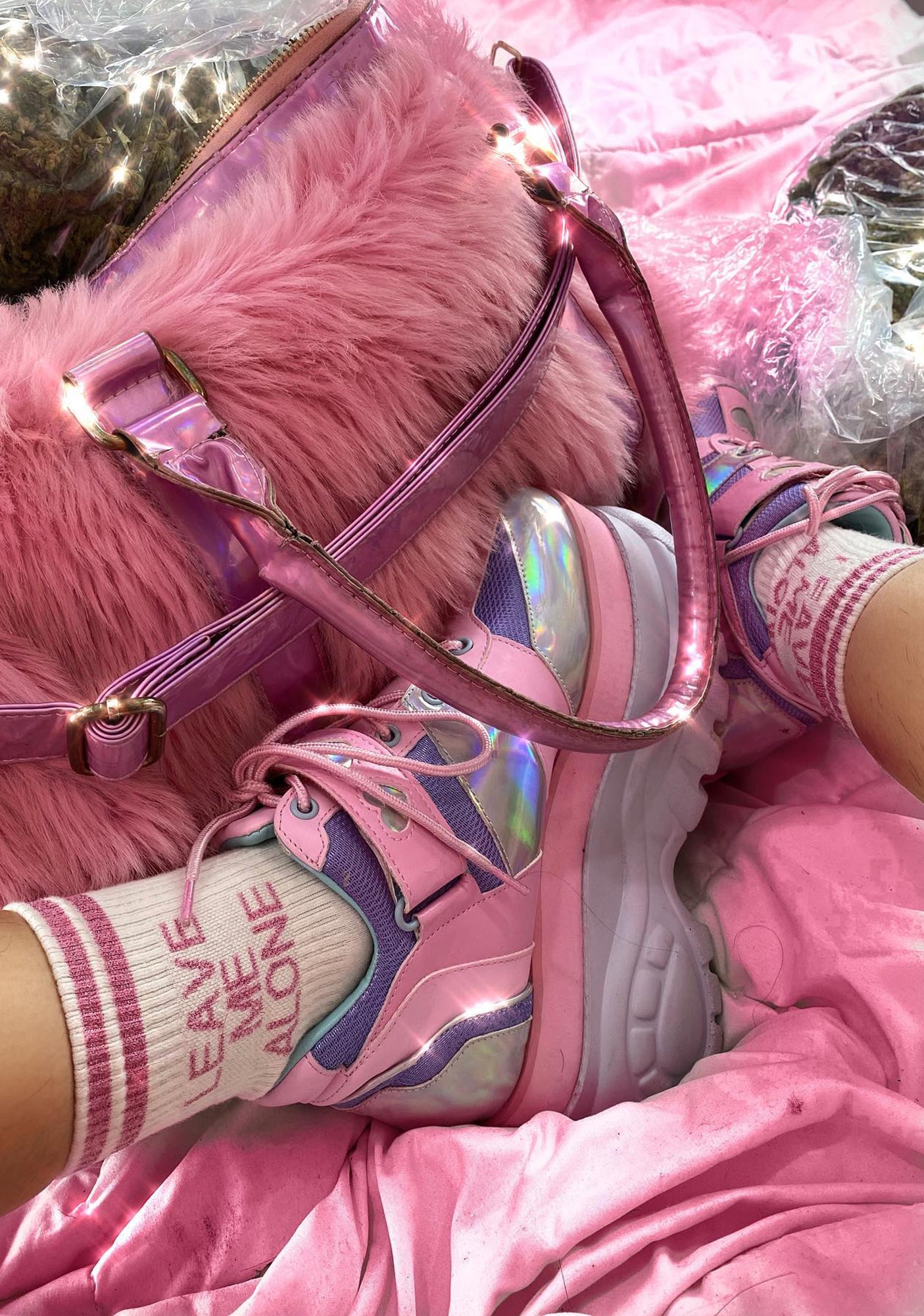 Sugar Thrillz Pastel Colorblock Platform Sneakers – Dolls Kill
