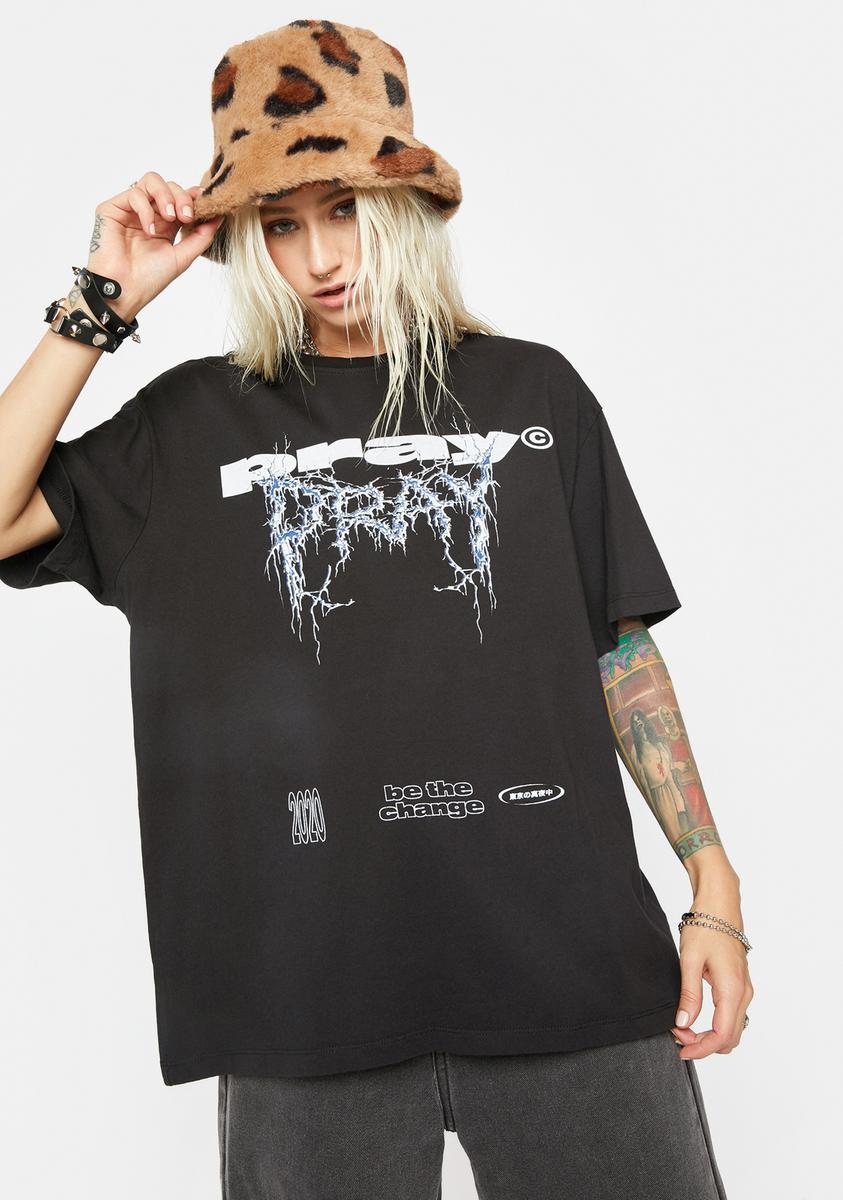 Pray Mine Graphic Tee – Dolls Kill