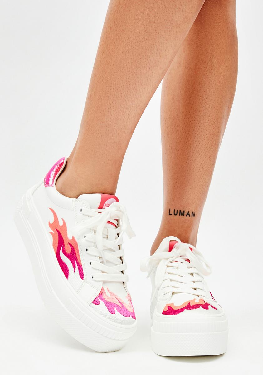 Buffalo Paired Flames Chunky Sneakers – Dolls Kill