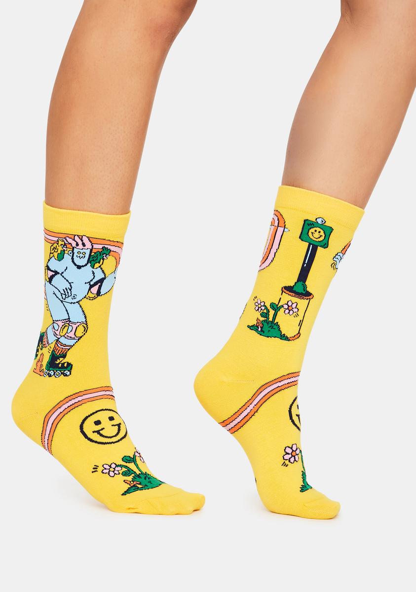 Gumball Poodle x Dreyfus Skate Day Crew Socks – Dolls Kill