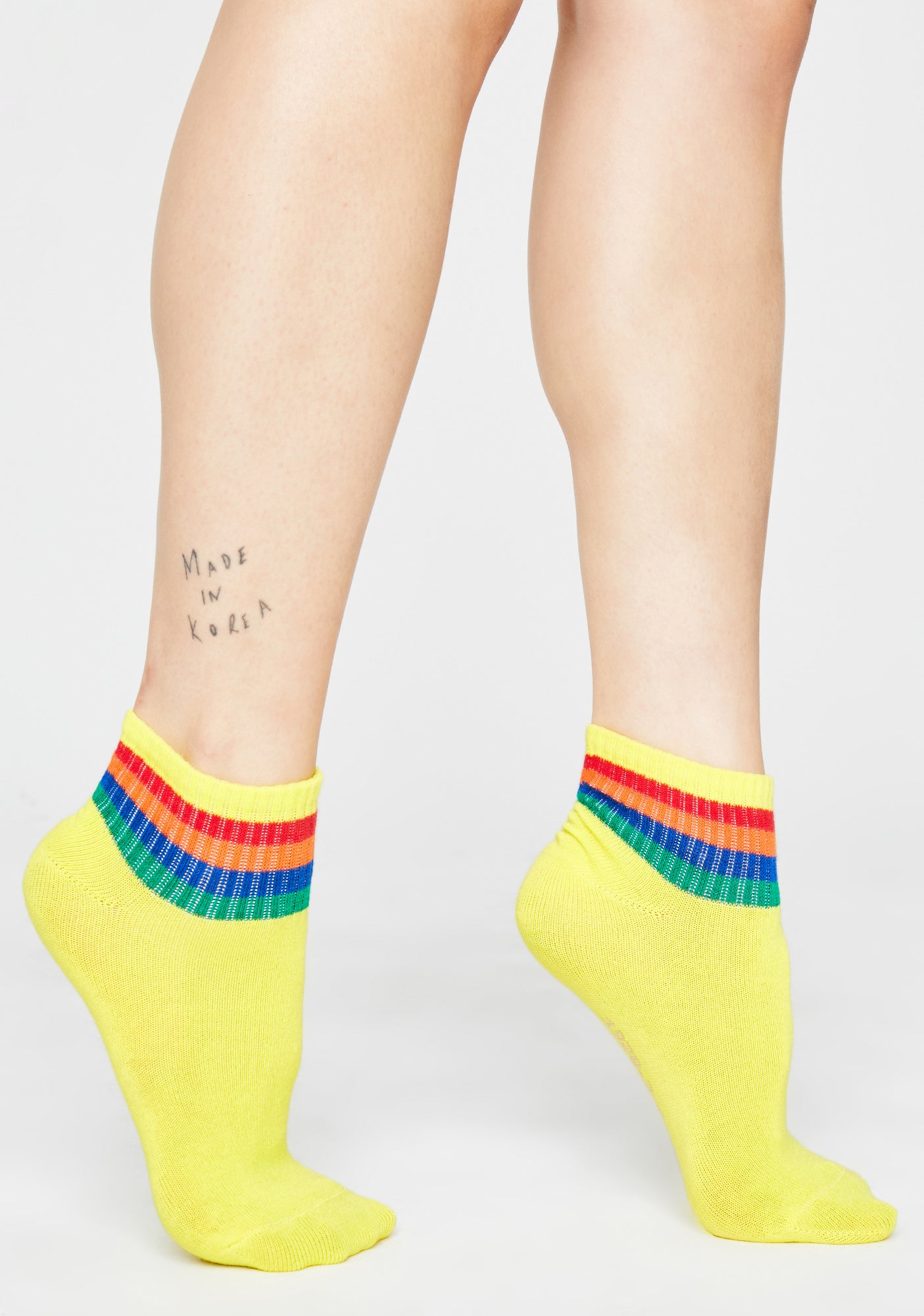 Sunny Ova The Rainbow Ankle Socks – Dolls Kill