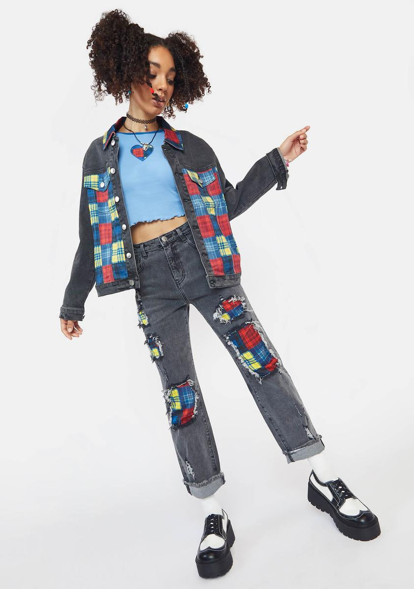 Women's Patchwork Boxy Denim Trucker Jacket, 150+ Last-Minute Gifts You  Can Get For Everyone on Your List — All From Target!