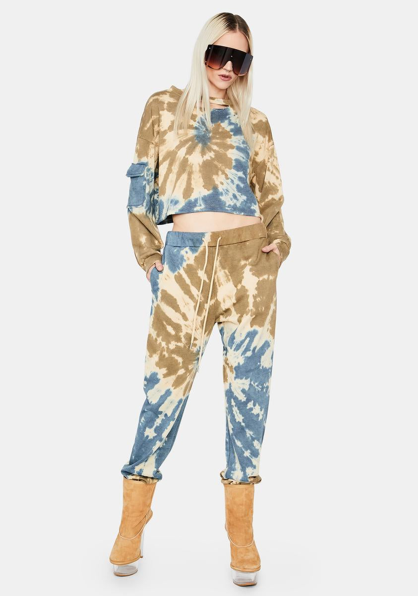 Dolls kill tie online dye sweatpants