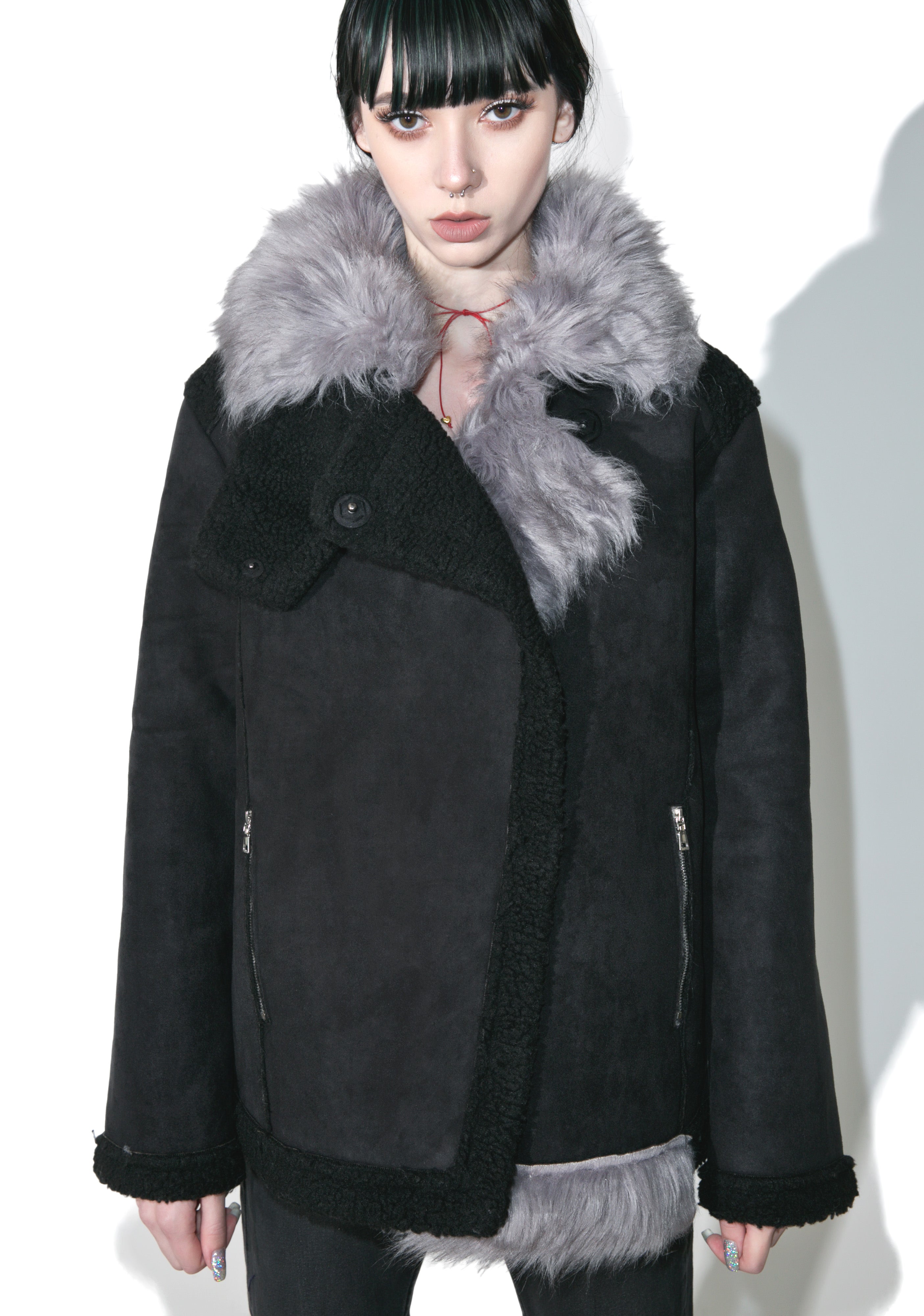 Twice As Nice Faux Fur Jacket – Dolls Kill