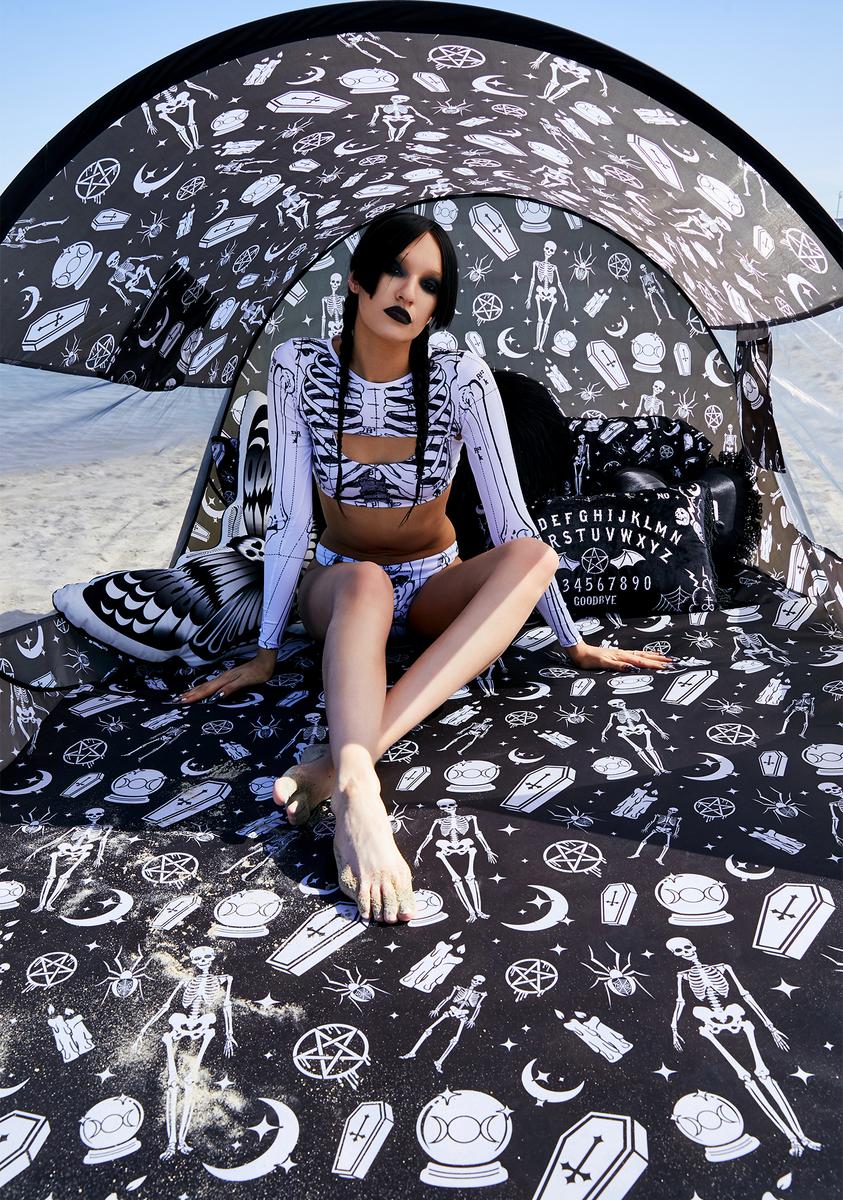 Dolls Home Gothic Summer Beach Pop Up Canopy - Black – Dolls Kill