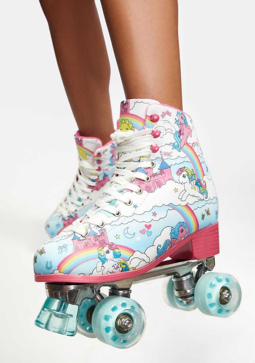 Dolls Kill x My Little Pony Rainbow Dash Quad Roller Skates