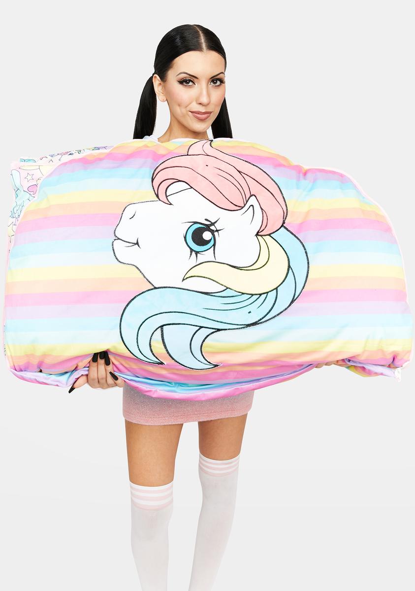 Dolls Kill x My Little Pony Plush Sleeping Bag - Rainbow