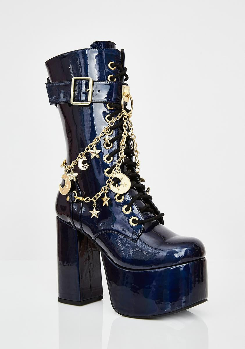 Club Exx Midnight Solstice Platform Boots – Dolls Kill