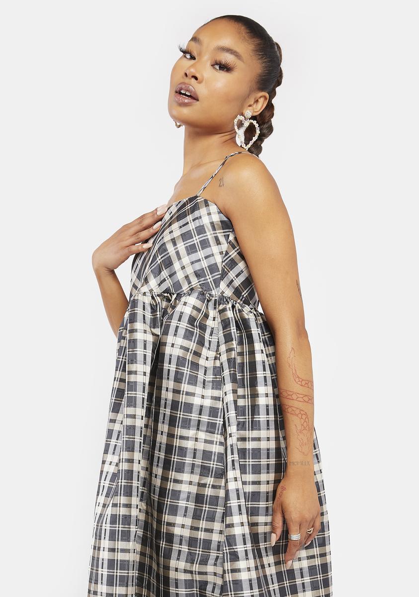 Sister Jane Cosmic Check Midi Dress – Dolls Kill