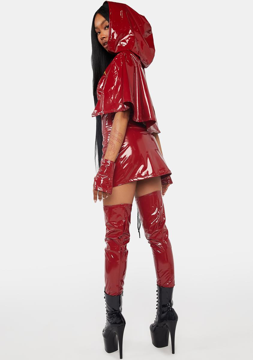 Forplay Little Riding Hood Costume Set - Red – Dolls Kill