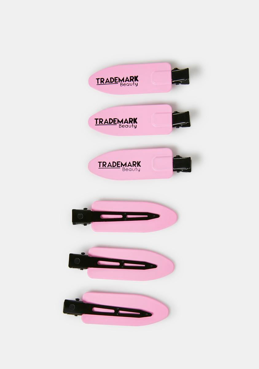 Trademark Beauty Creaseless Hair Clips - Pink – Dolls Kill