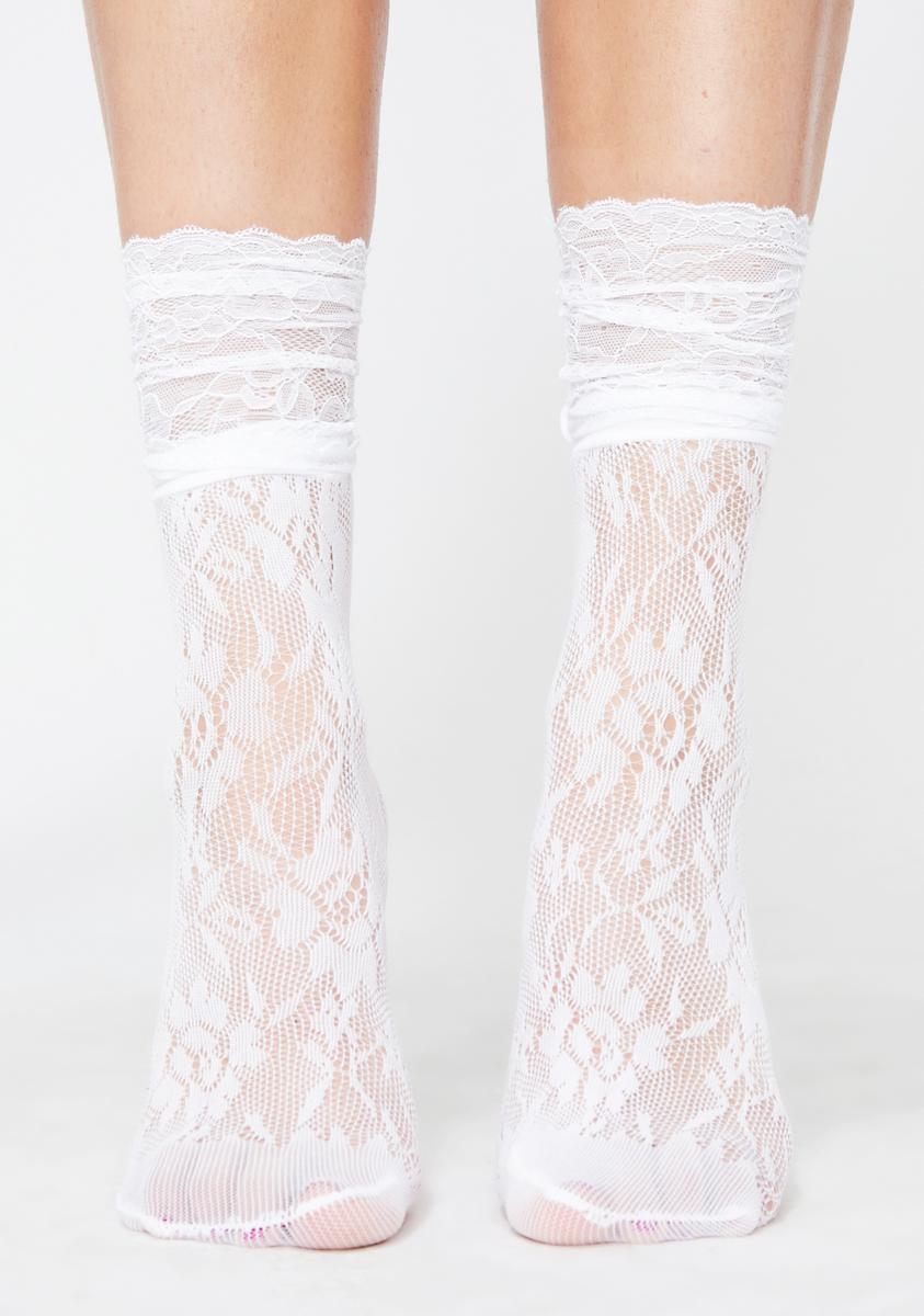 White Lace Socks – Dolls Kill