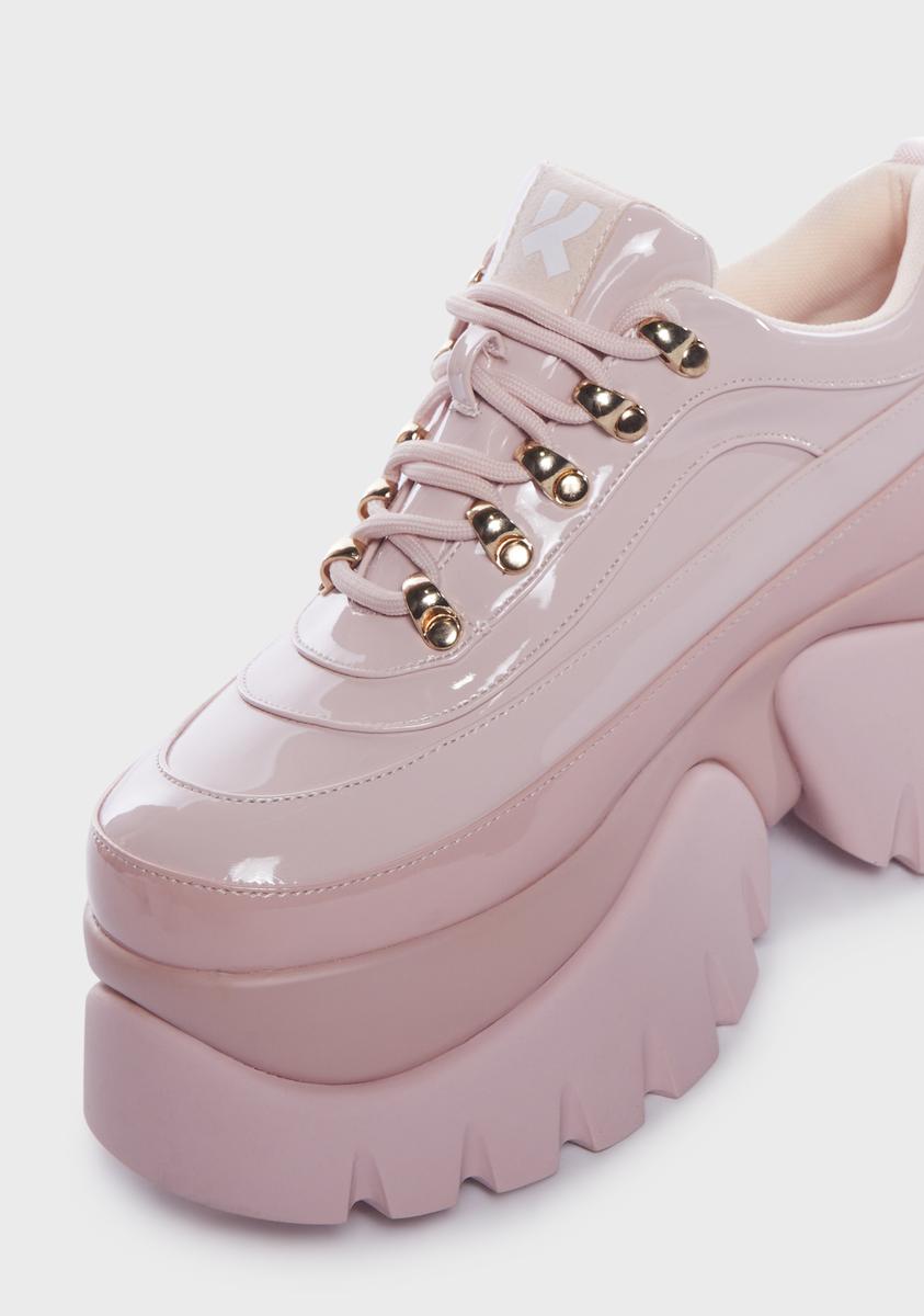 Koi Footwear Chunky Platform Sneakers - Pink – Dolls Kill