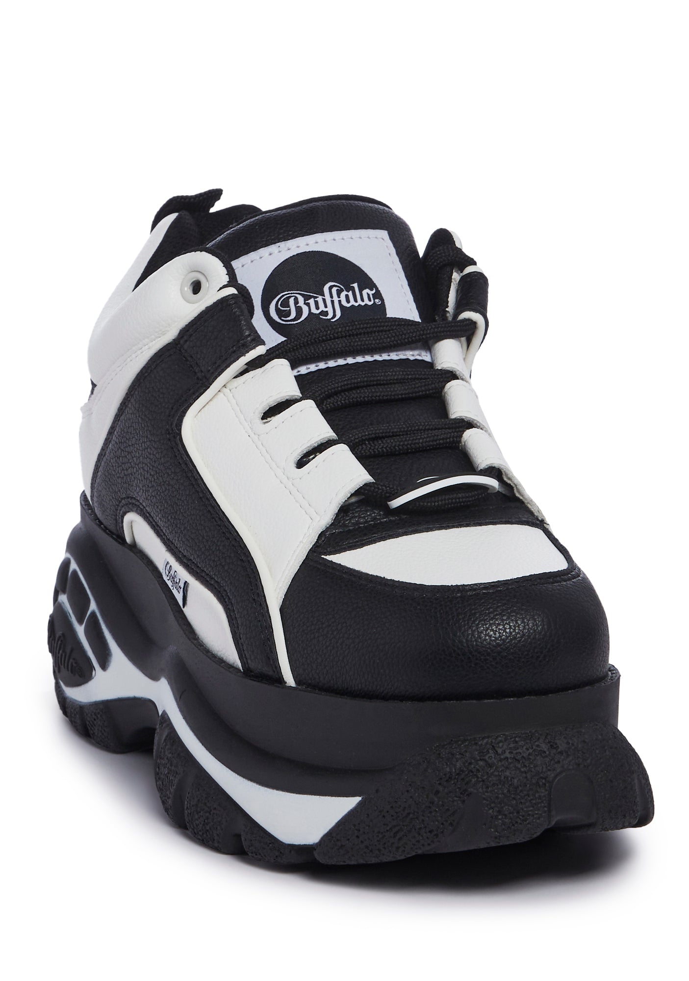 Buffalo Platform Sneakers - Black/White – Dolls Kill