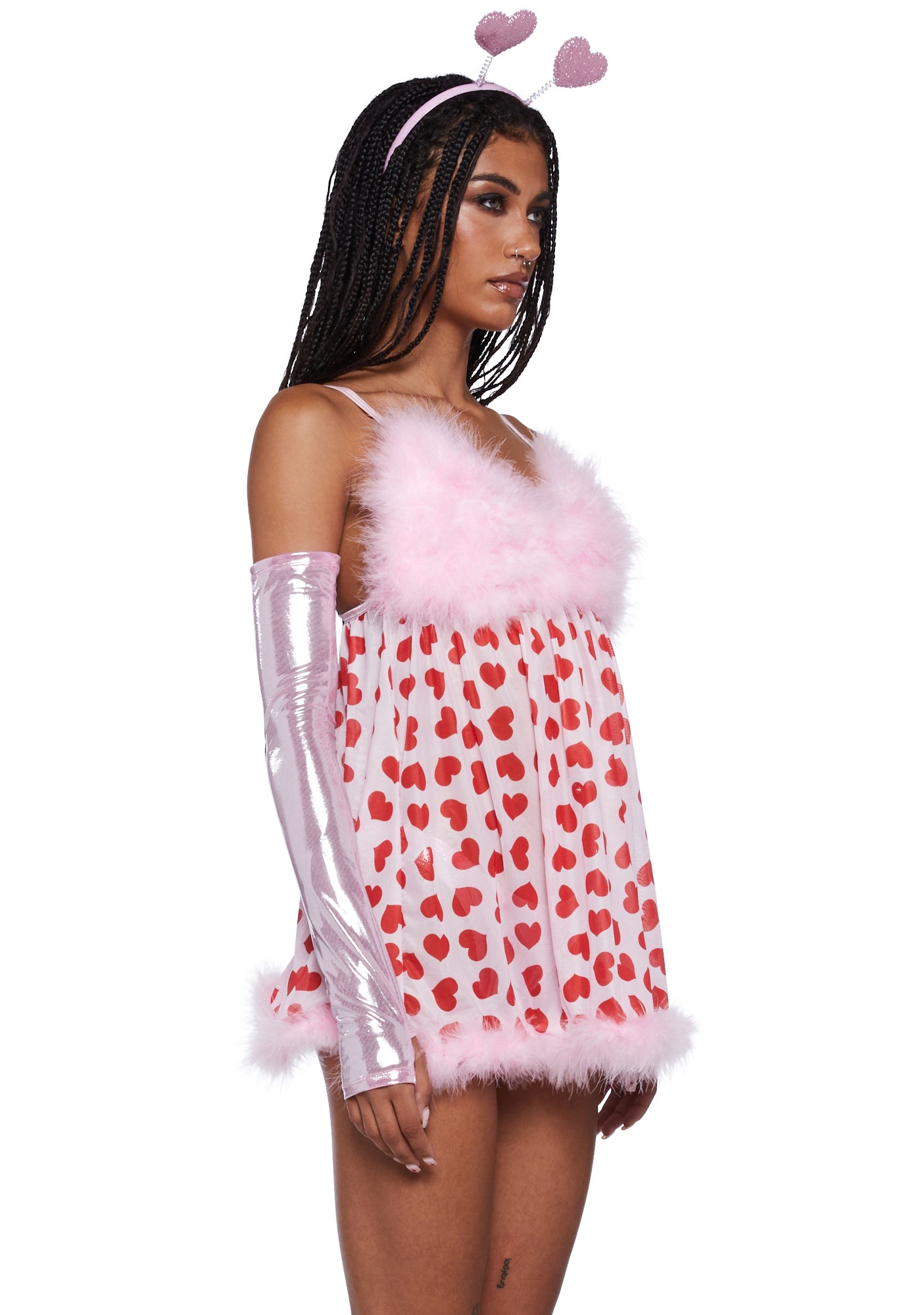Trickz N' Treatz Sexy Cupid Costume Halloween - Pink – Dolls Kill