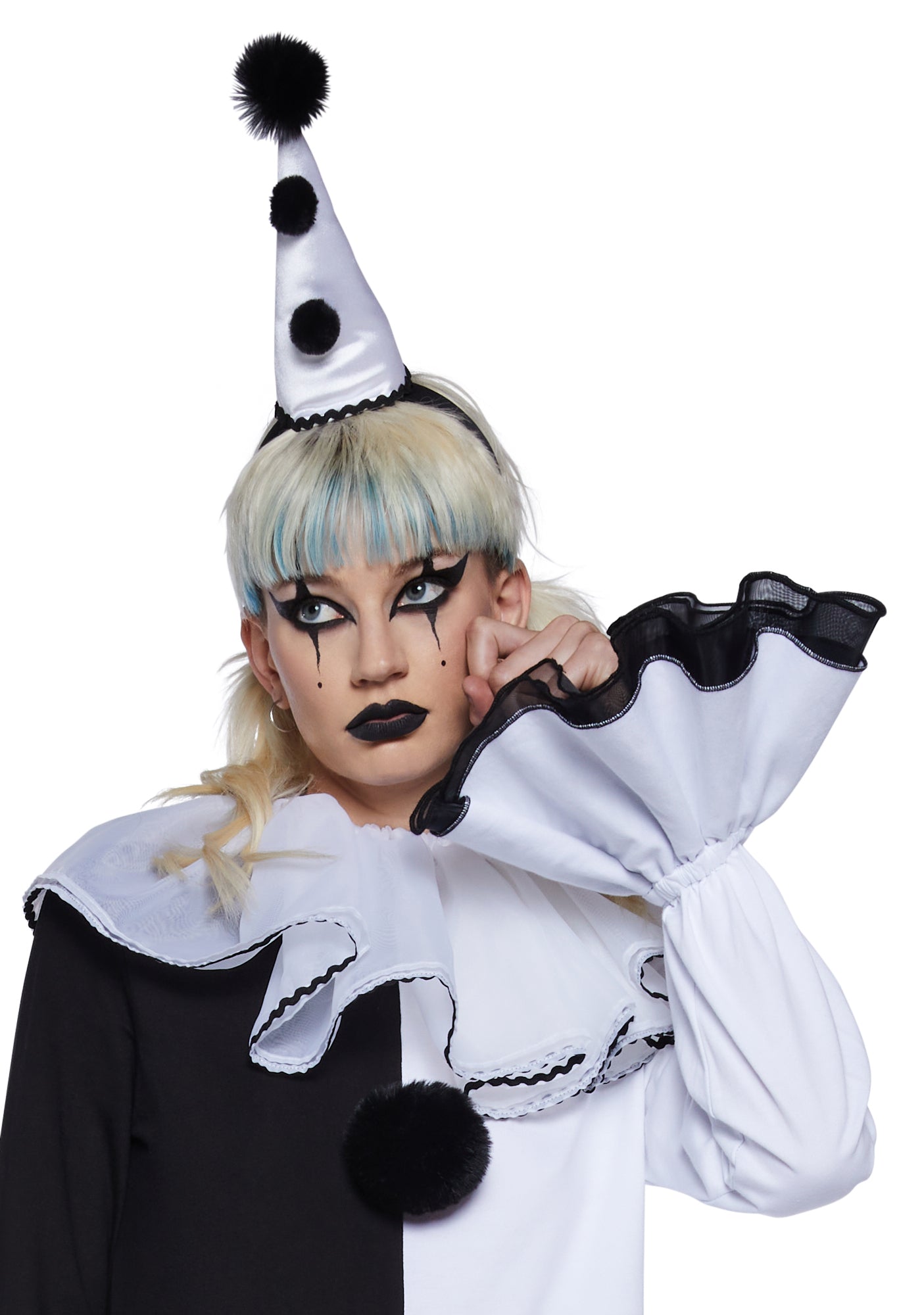 Pierrot Clown Halloween Costume Set – Dolls Kill