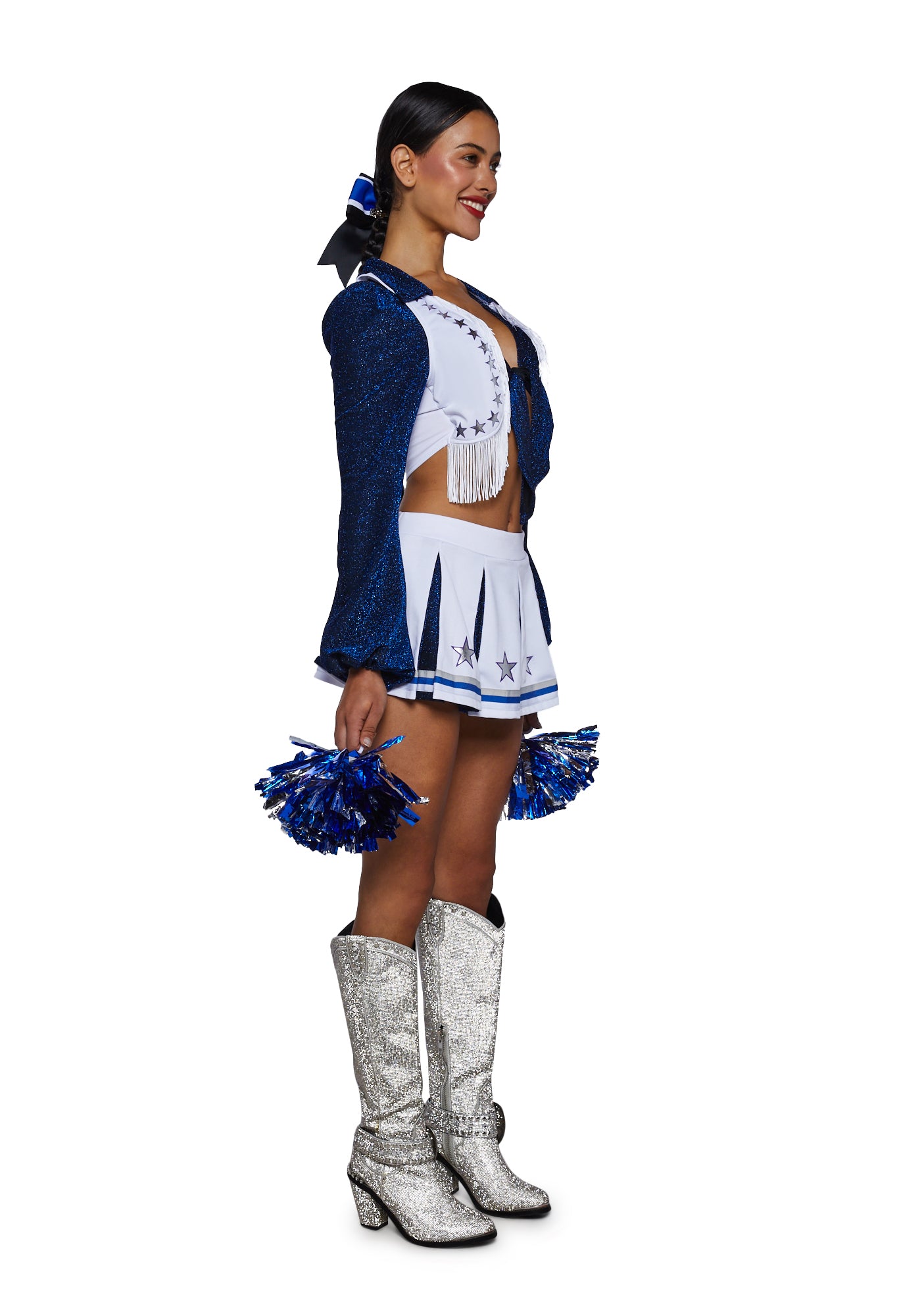 Sexy Dallas Cowboys Cheerleader Halloween Costume Set – Dolls Kill