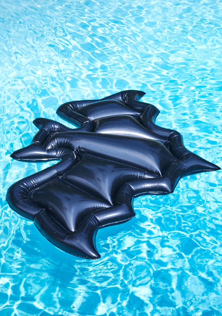 Dolls Home Inflatable Bat Pool Float - Black – Dolls Kill